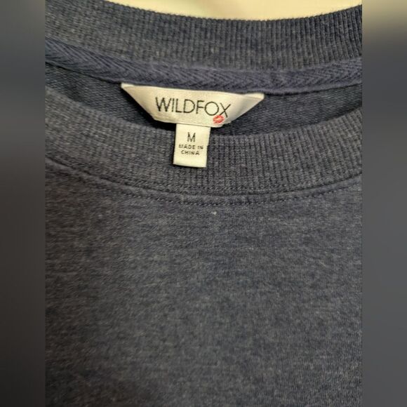 Wildfox Navy Good Vibes Sweatshirt - Picture 3 of 4